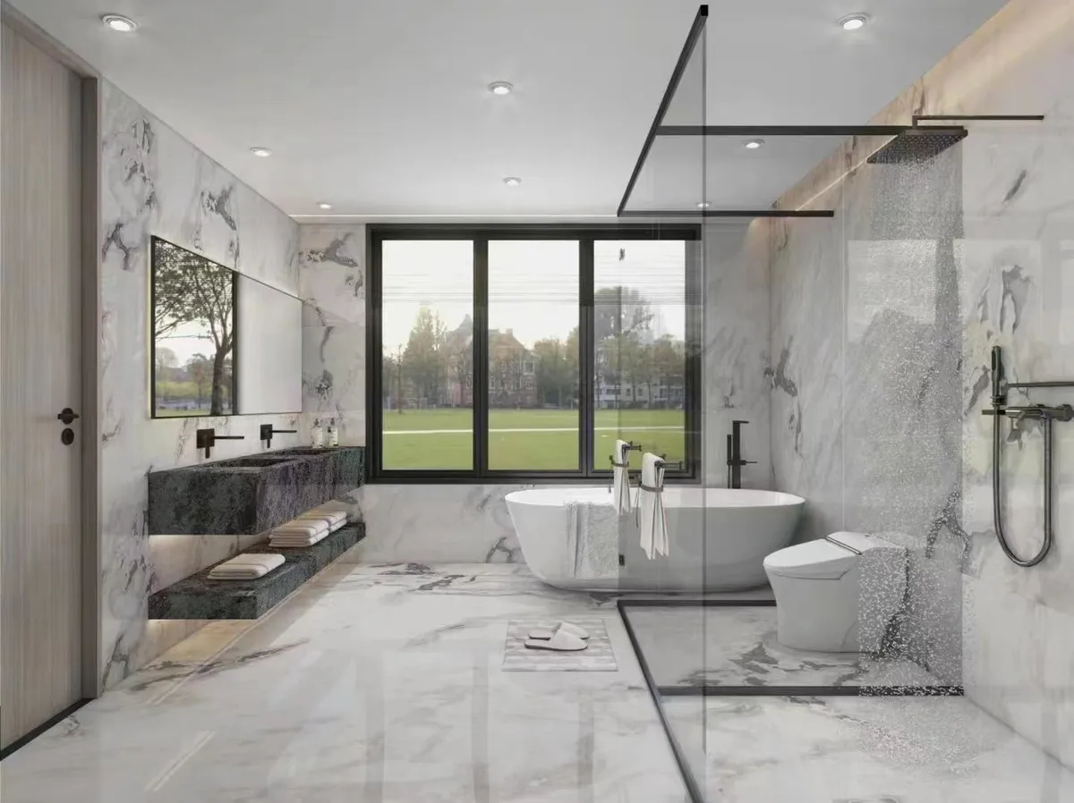 Fendi White Marble Slab