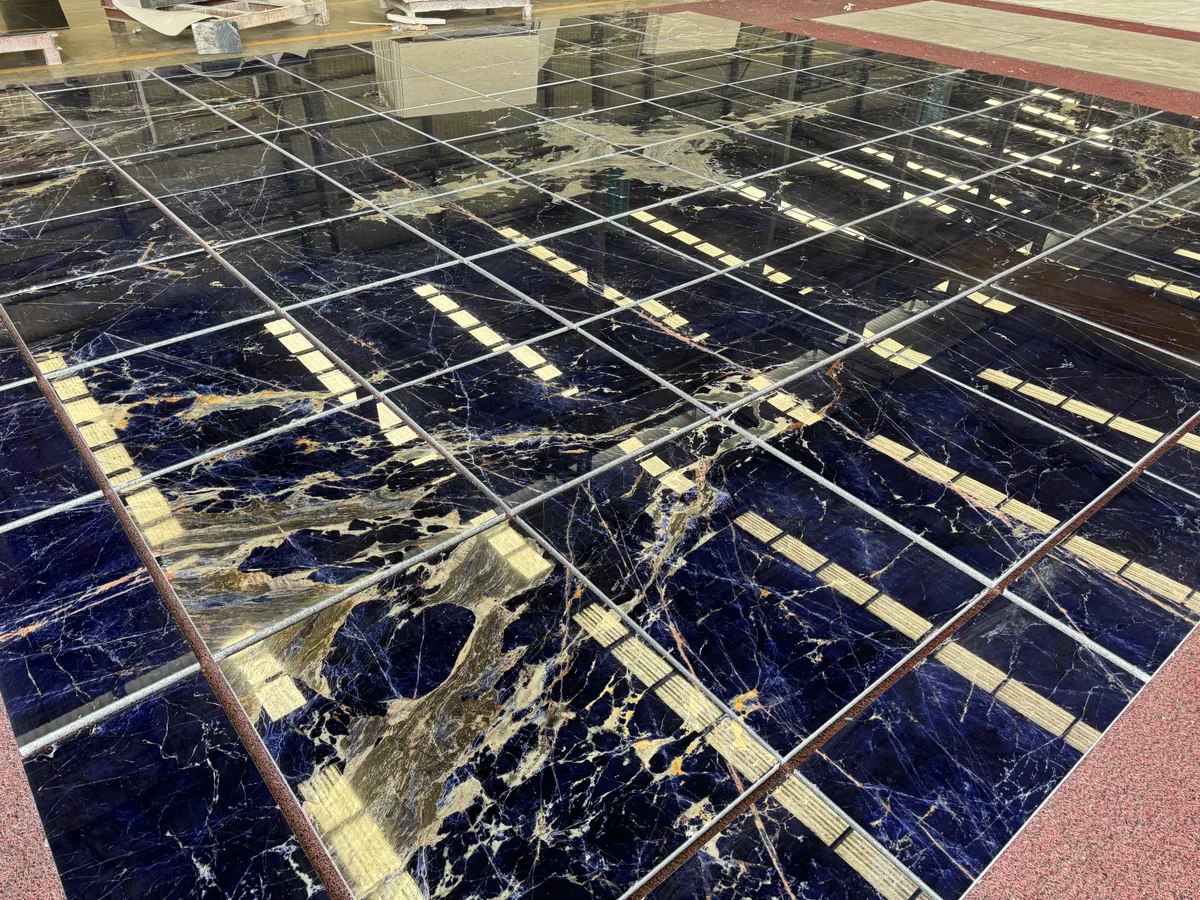 Blue Sodalite Marble Blue Quartize