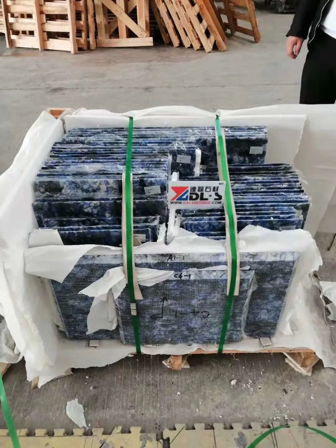 Sapphire Marble Luxury Blue Marble Slab
