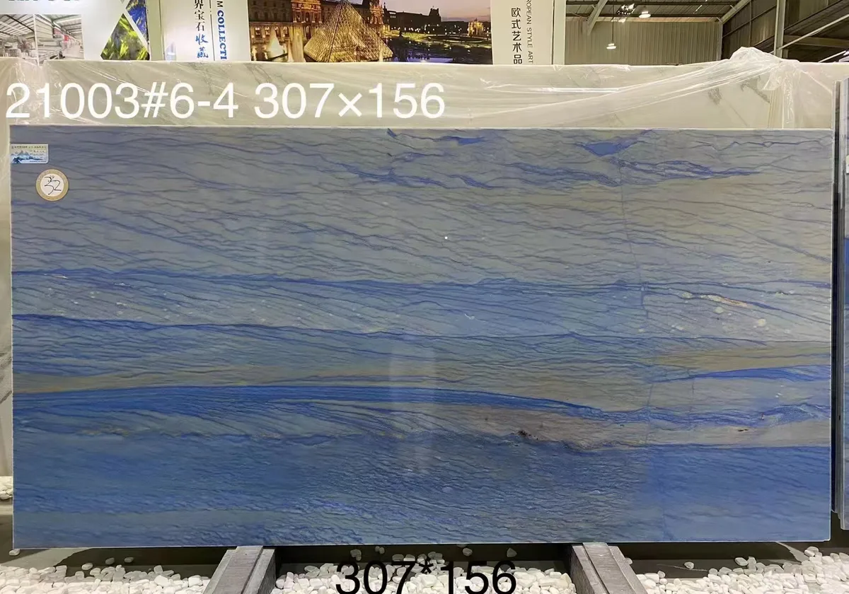 Azul Macaubas Marble Macauba Blue Quartize