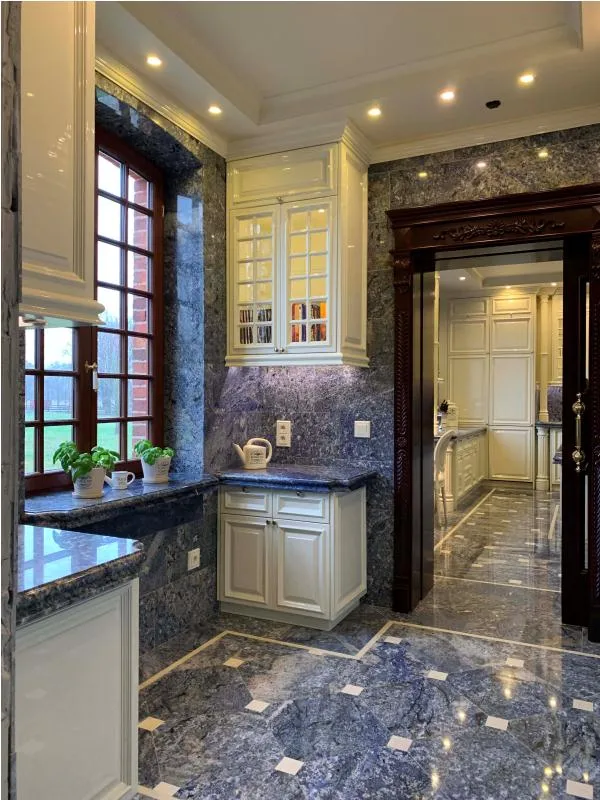 Fantasy Blue Marble Luxury Stone Slab