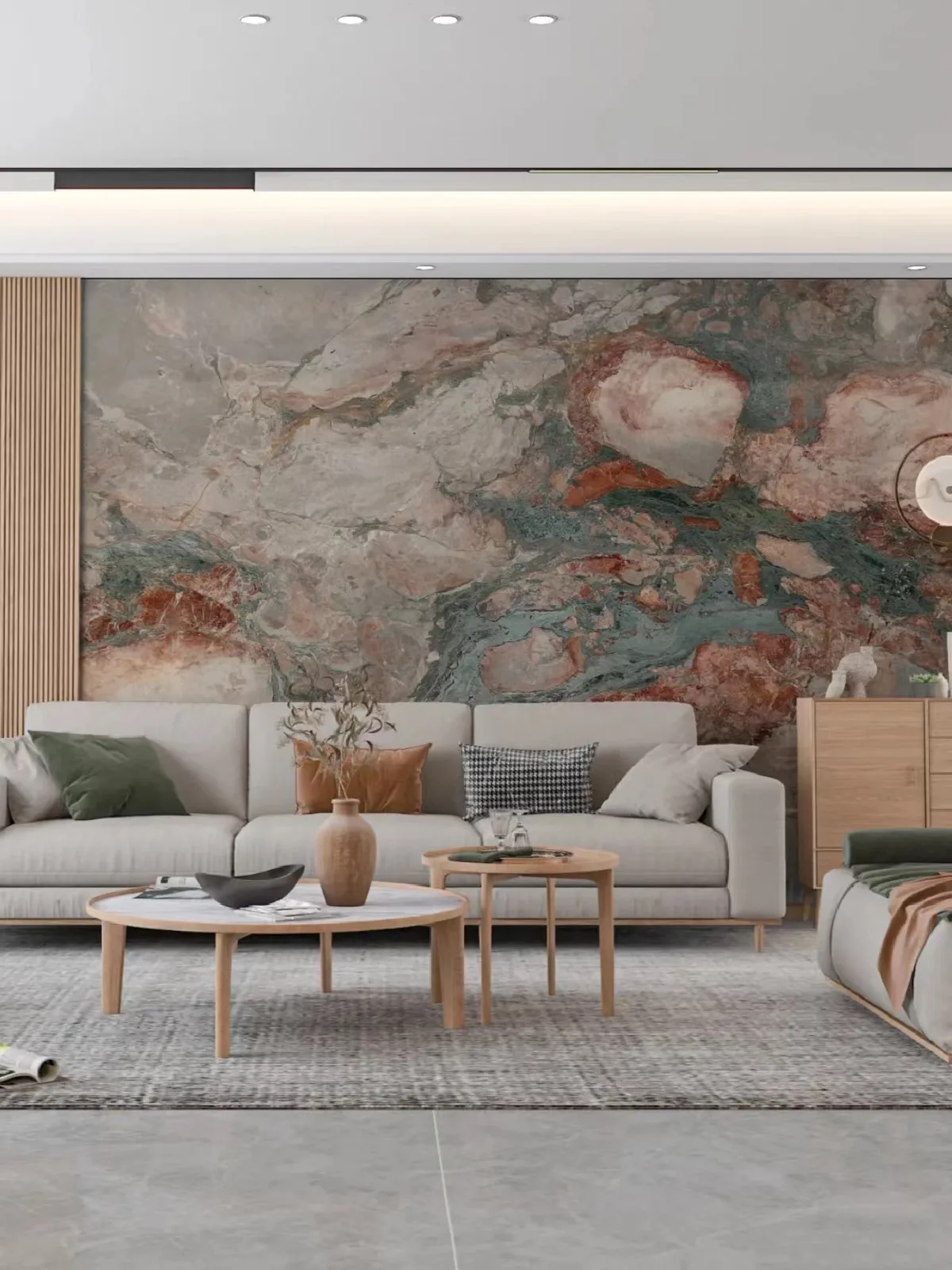 Four Season Pink Marble Big Slab