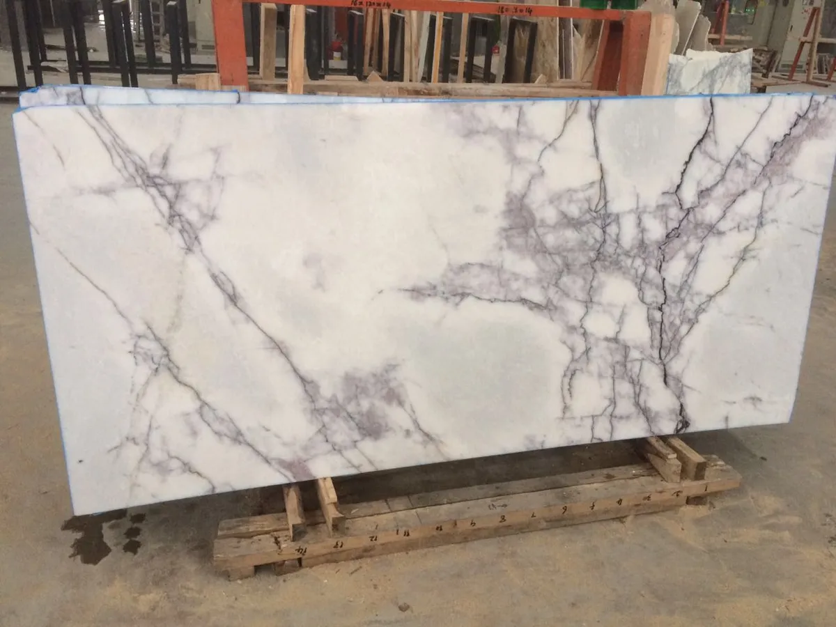 Milas Lilac Marble White Marble
