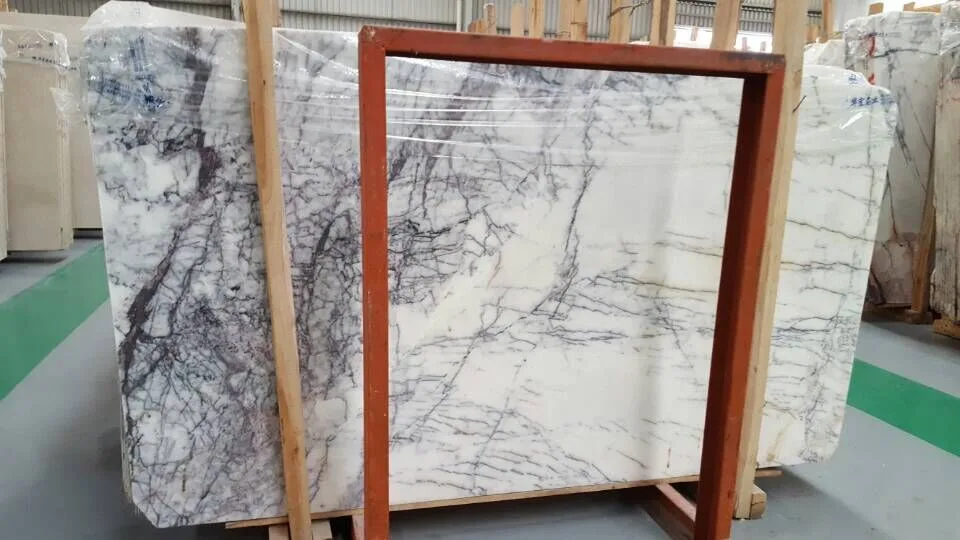 Milas Lilac Marble White Marble