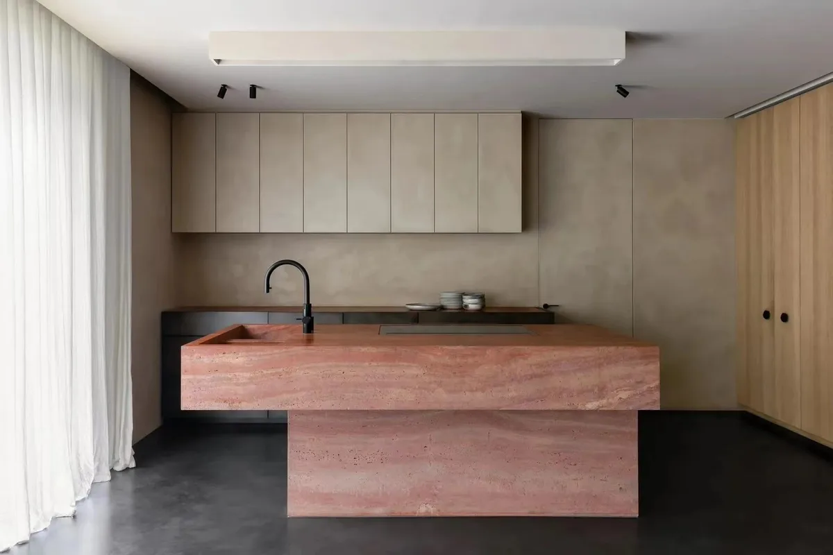 Red Travertine Marble