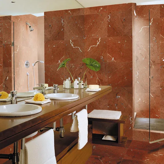 Rojo Alicante Marble Slab Tile