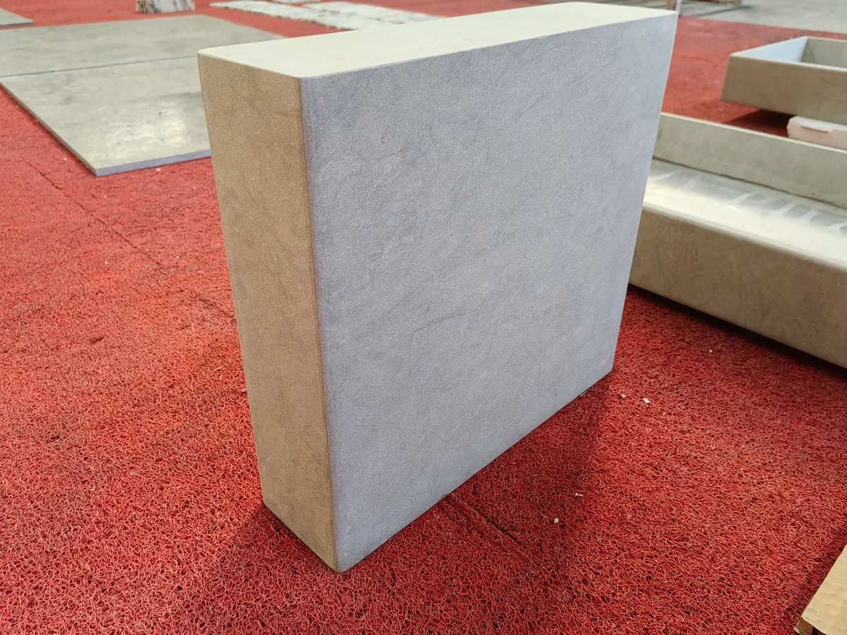 Prague Grey Marble Bench Honed Straight Stone Bench