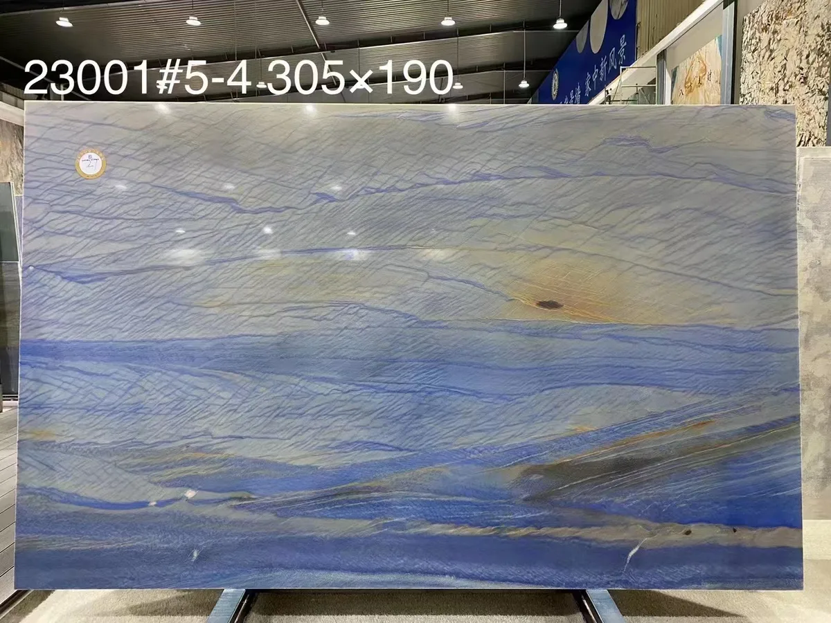 Azul Macaubas Marble Macauba Blue Quartize