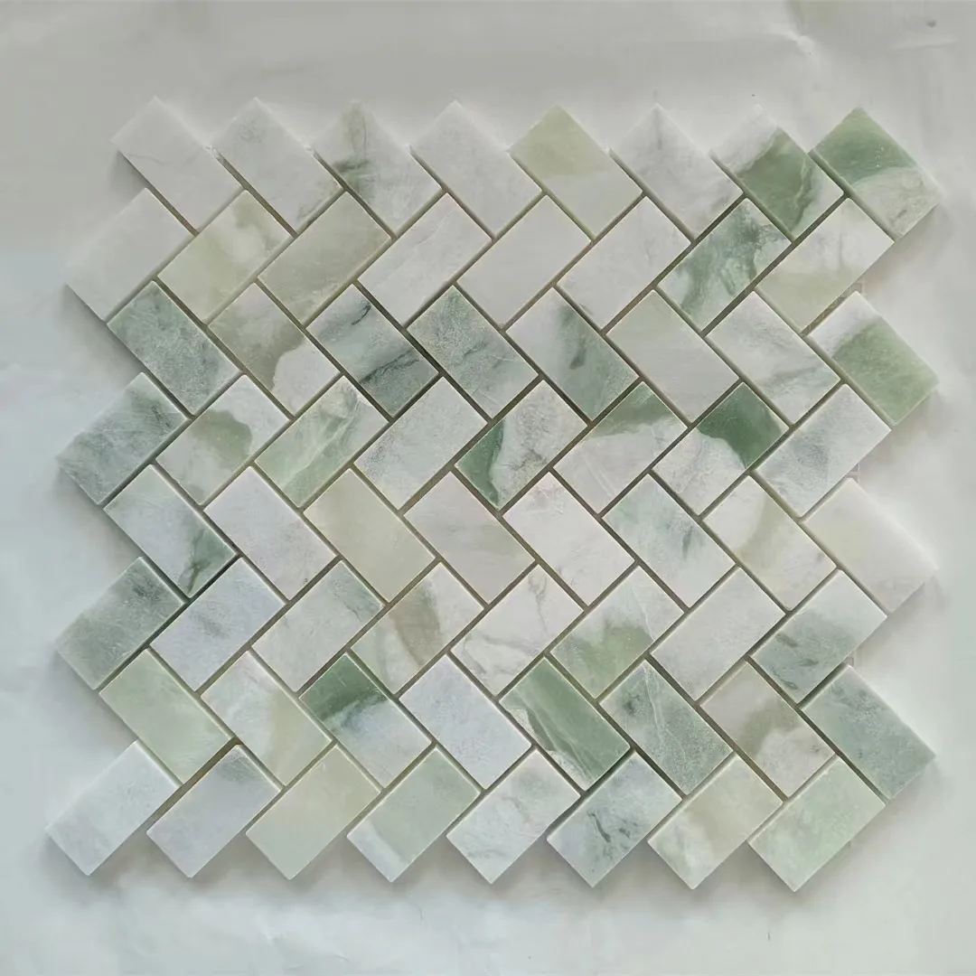 Modern Ming Green Marble Mosaic Tile