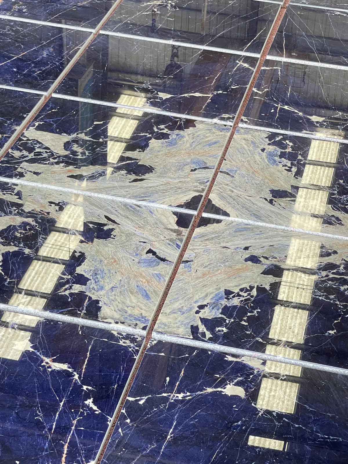 Blue Sodalite Marble Blue Quartize