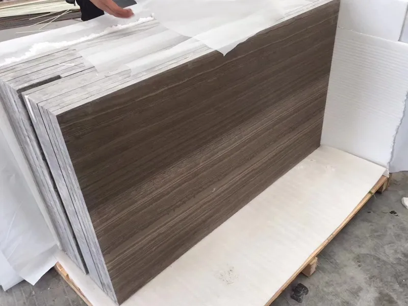 Brown Wooden Marble Slab