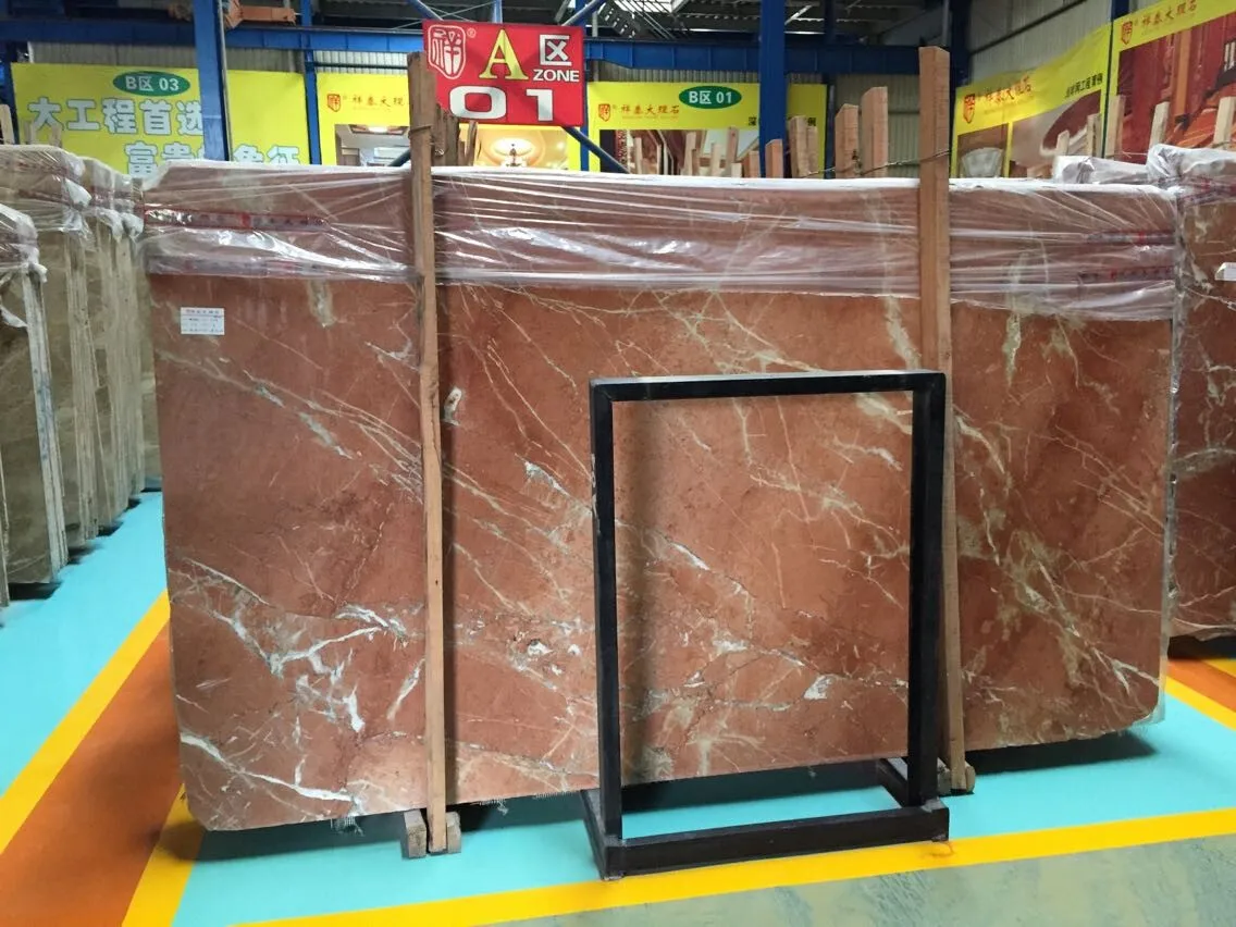 Rojo Alicante Marble Slab Tile