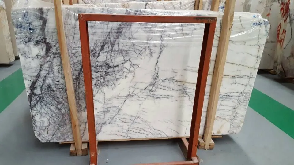 Milas Lilac Marble White Marble