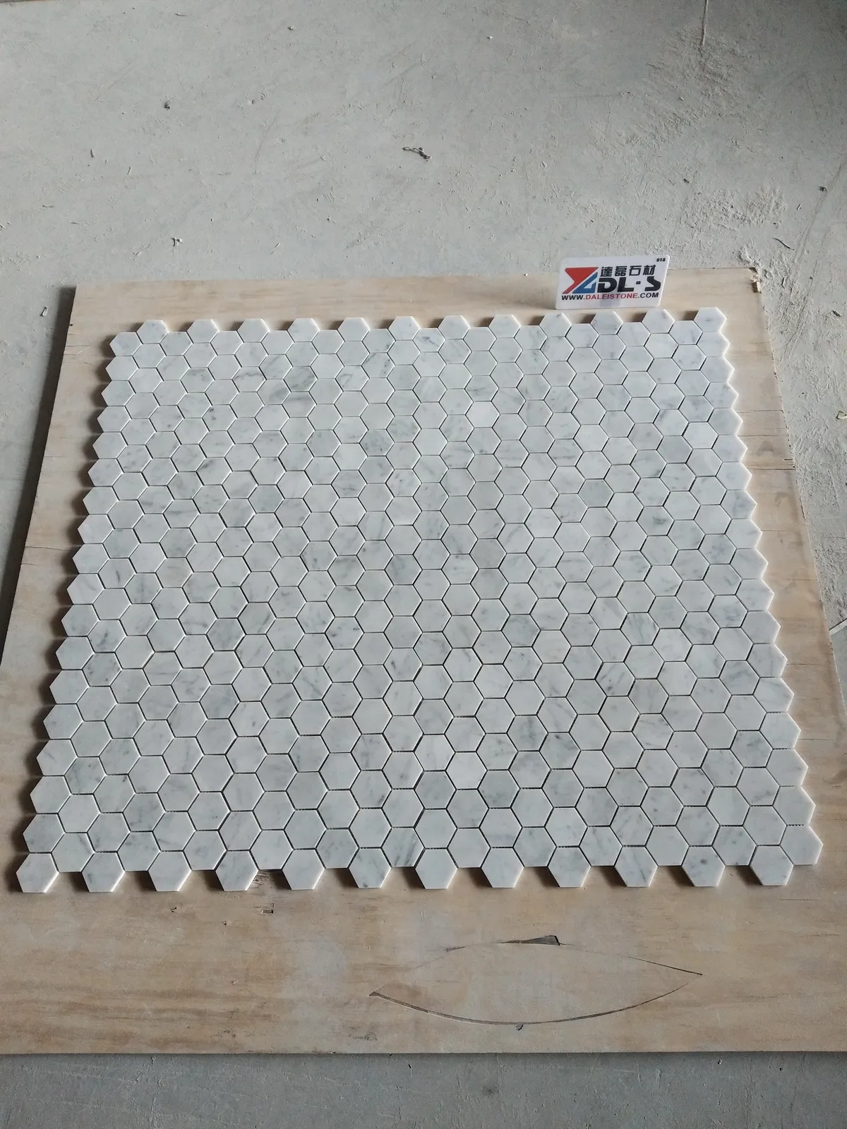 Bianco Carrara Marble Mosaic Polished Hexagon Mosaic Tile