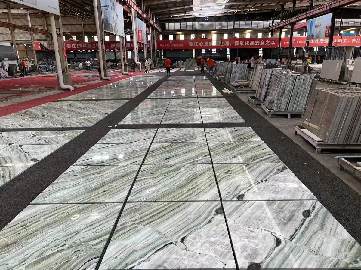Exotic Raggio Verde Marble Big Slab