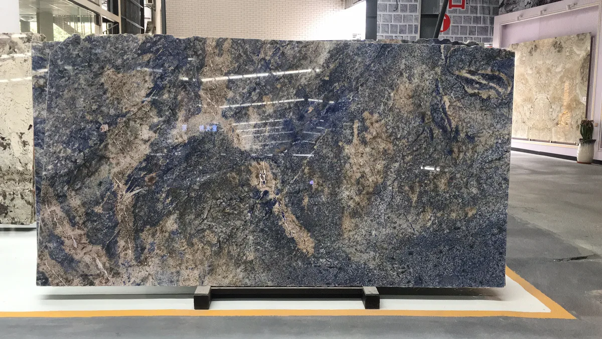 Fantasy Blue Marble Luxury Stone Slab