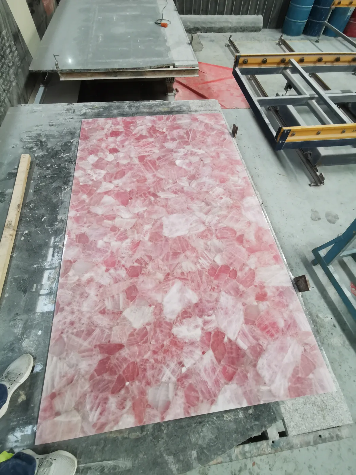 Pink Crystal Semi-Precious Stone