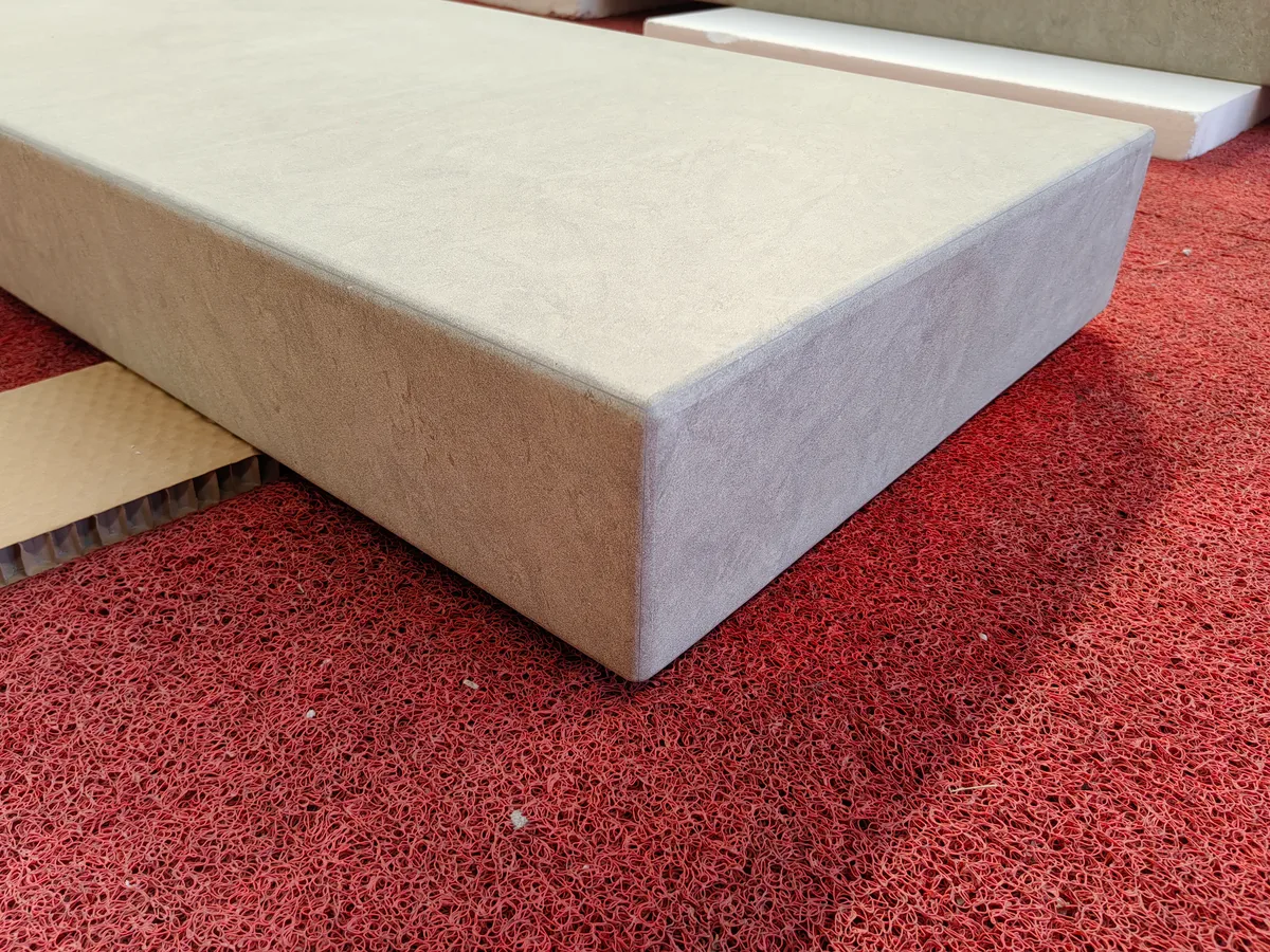 Prague Grey Marble Bench Honed Straight Stone Bench