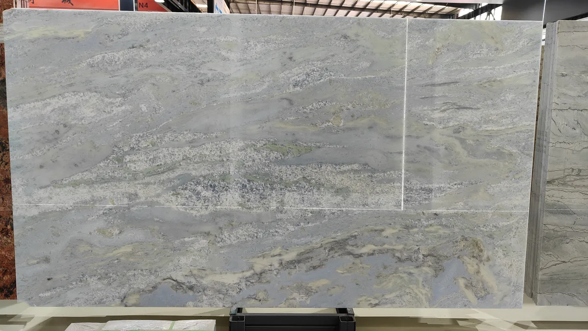 Blue Crystal Marble Big Slab