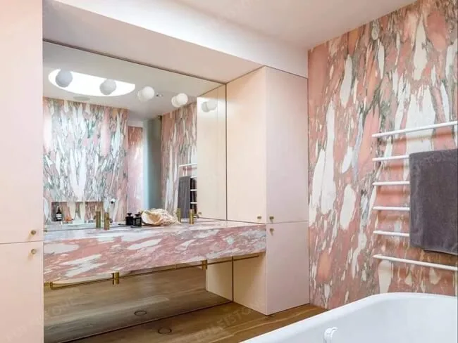 Norwegian Rose Marble Slab Tile