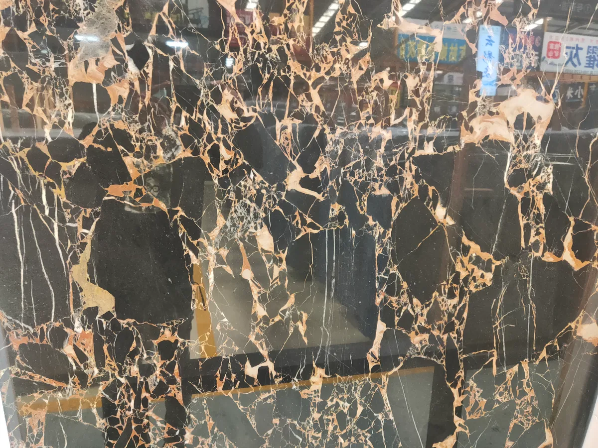 China Portoro Marble Black Marble Slab