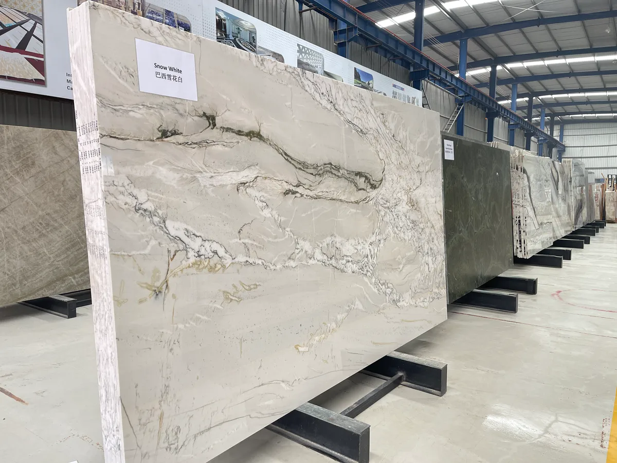 Brazil Snow White Marble Big Slab