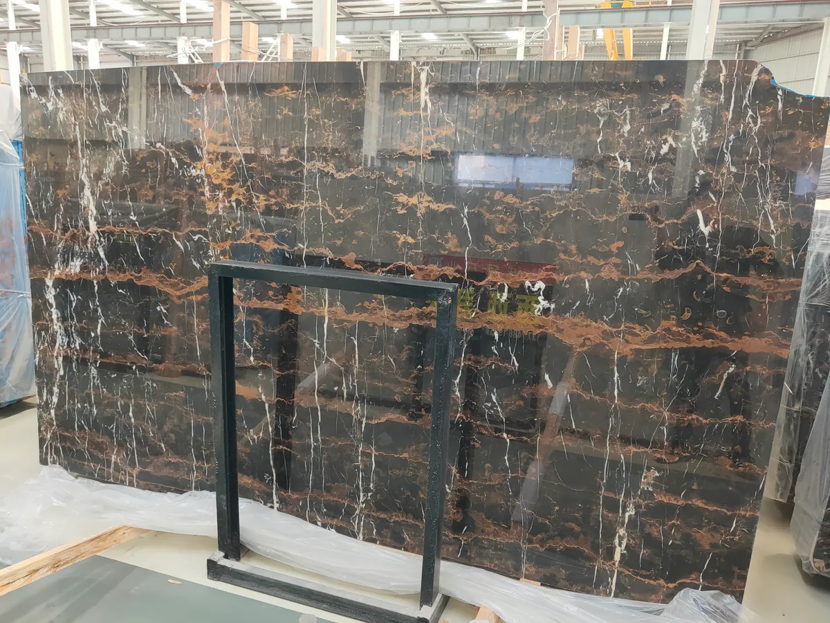 Portoro Marble Black Marble Slab