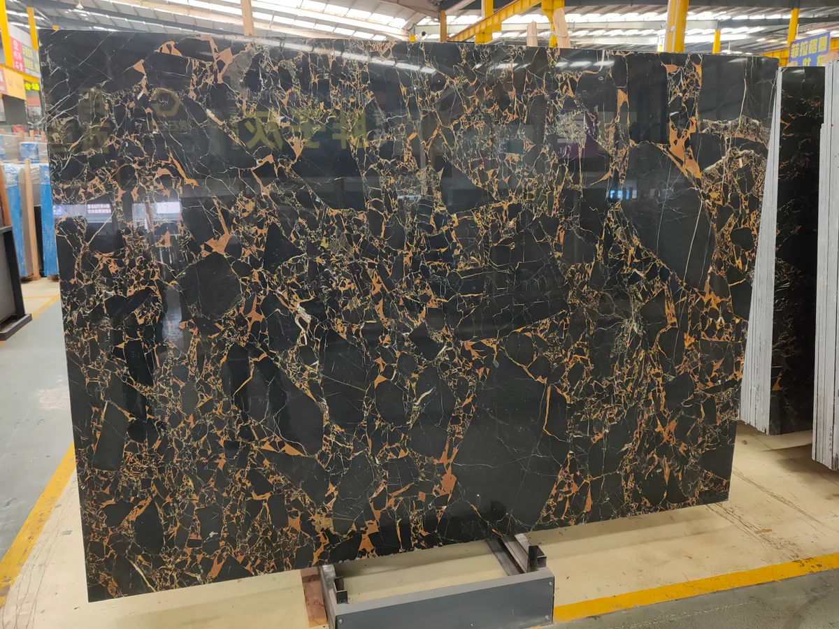China Portoro Marble Black Marble Slab